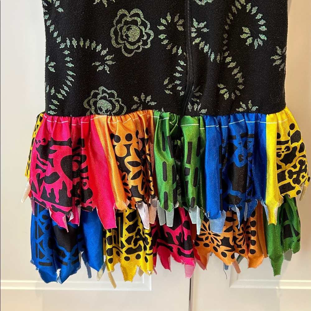 Monster High Halloween Dress, Skelita costume , Size Medium kids, US 5-7 - Picture 4 of 6